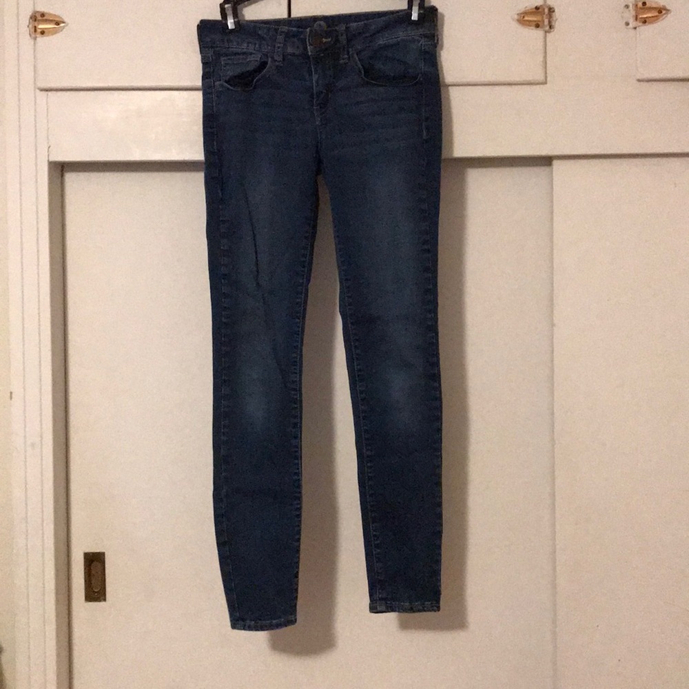 Juniors jeggings size 3 dark denim